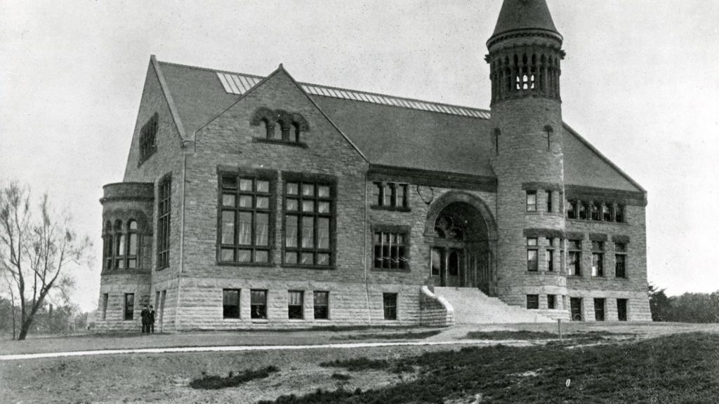 Black and White Old photo of The Ohio State University 